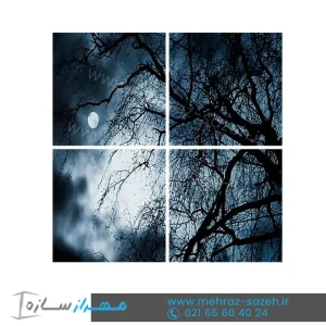 آسمان مجازی طرح ماه شب اتاق خواب